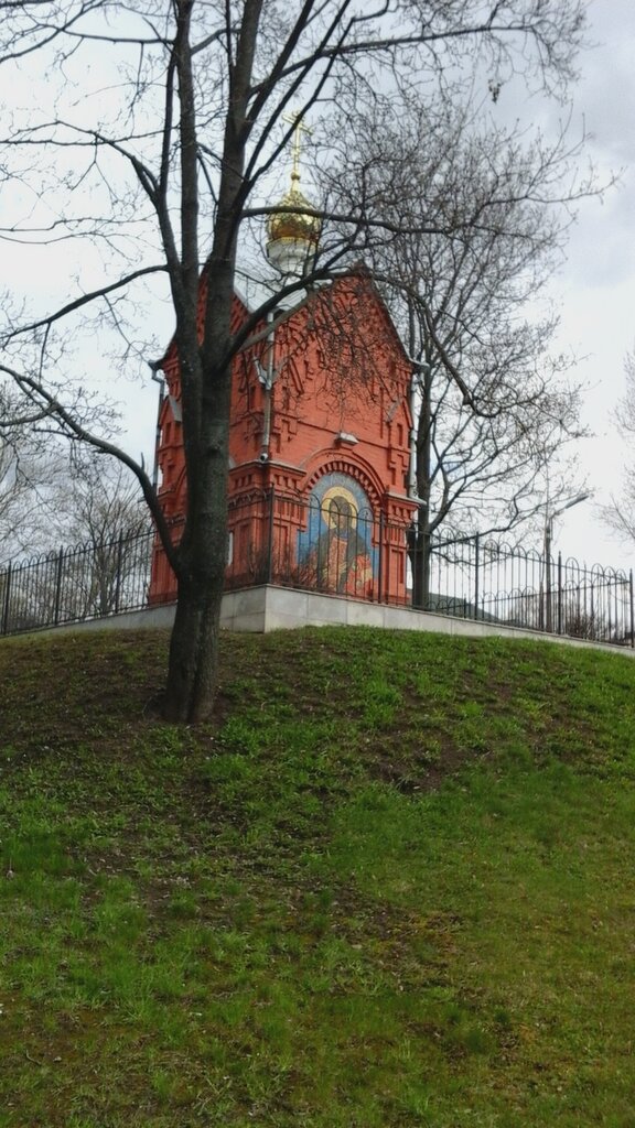 Chapel, memorial cross Chapel of the Holy Blessed Grand Prince Alexander Nevsky, Saint Petersburg, photo