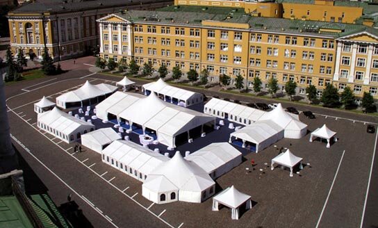 Frame and awning structures Korner tent-service, Moscow, photo