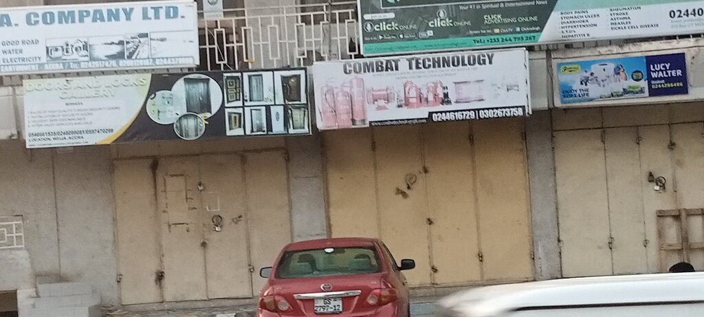 Fire safety systems Combat Technology, Accra, photo