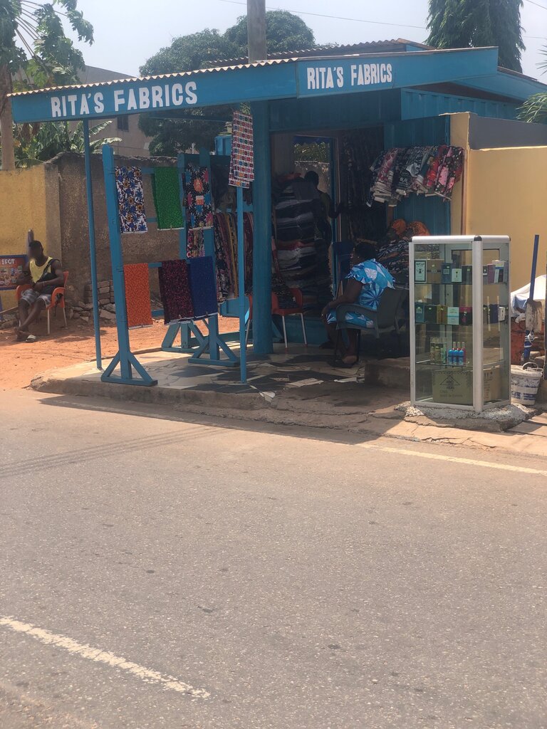 Tailor Rita’s Fabric, Accra, photo
