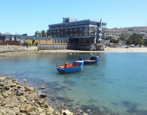 Внешний вид отеля Hoedjiesbaai Hotel в Муниципалитете заливе Салданье, фото 3