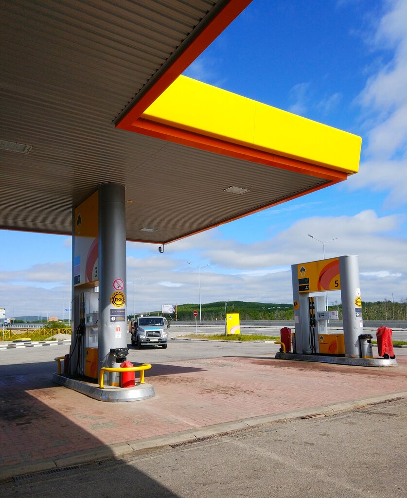 Gas station Rosneft', Kola, photo