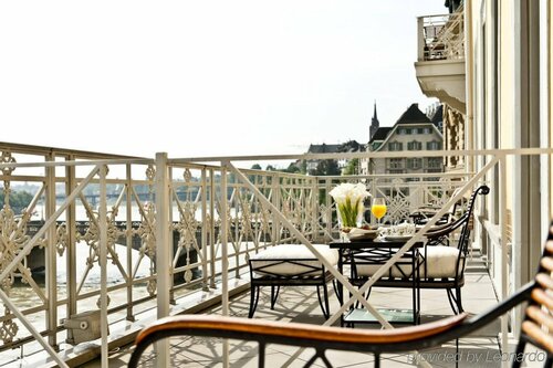 Внешний вид отеля Grand Hotel Les Trois Rois в Базели, фото 5