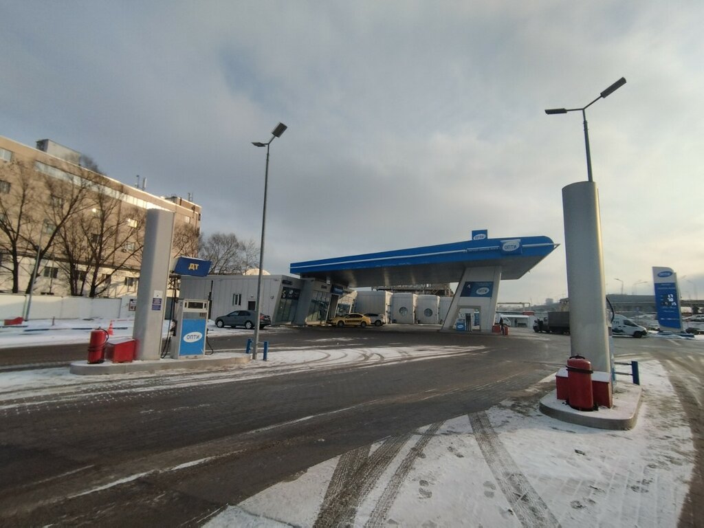 Gas station Opti, Moscow, photo