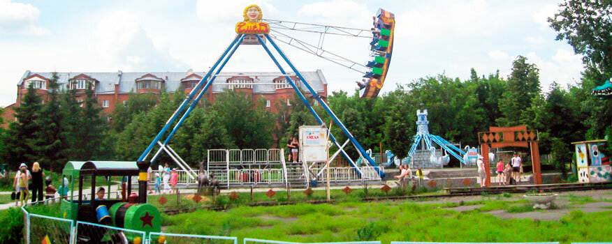 Amusement ride Parovozik, Biysk, photo