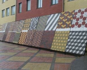 Paving tile Lemostroy, Moscow, photo