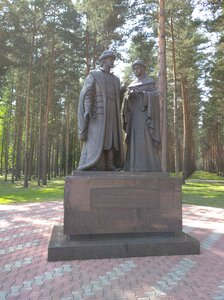 Святые благоверные Муромские чудотворцы: князь Петр и княгиня Феврония (Kemerovo — Kuzbass Region, Prokopyevsk, park Pobedy), monumento, memorial