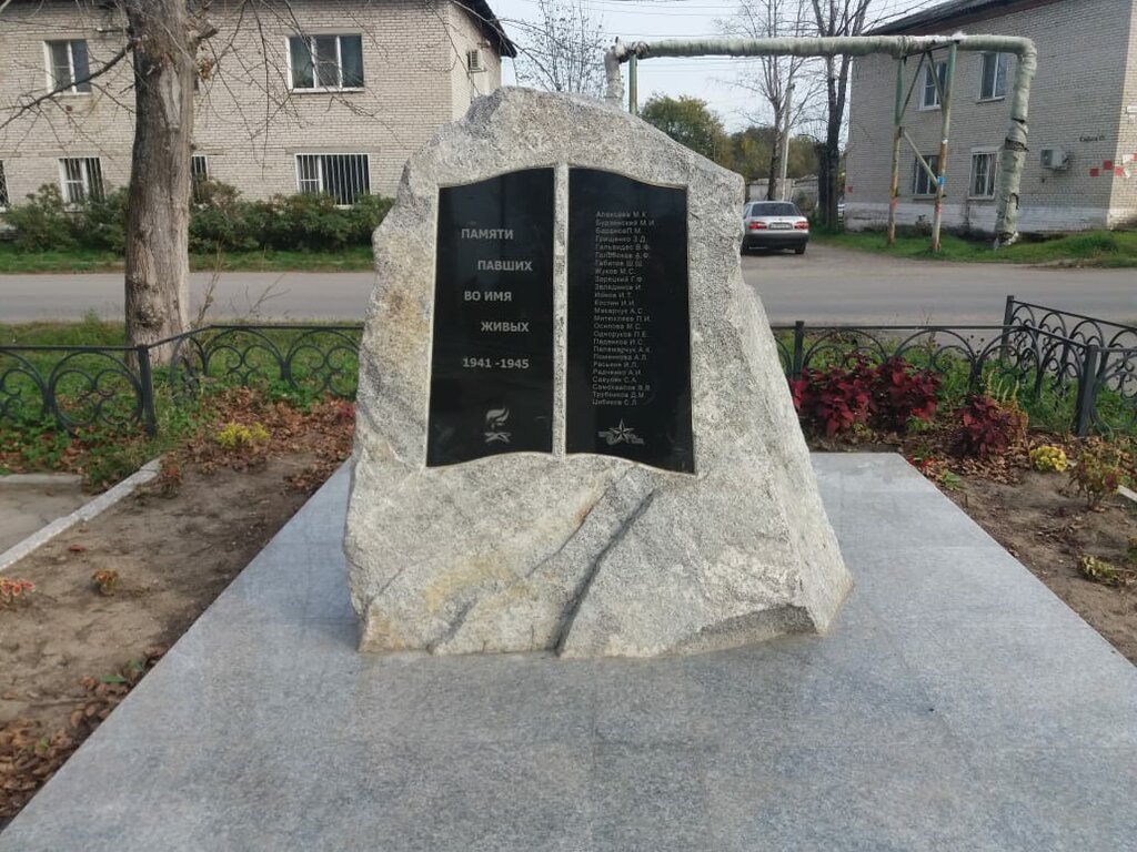نصب تذكاري للحرب، مقبرة جماعية Памяти павших во имя живых 1941-45 гг. ، إقليم خاباروفسك، صورة