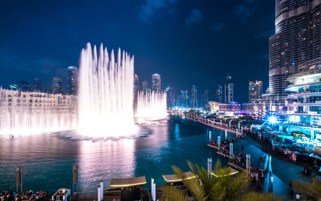 Fountain Fountain, Dubai, photo