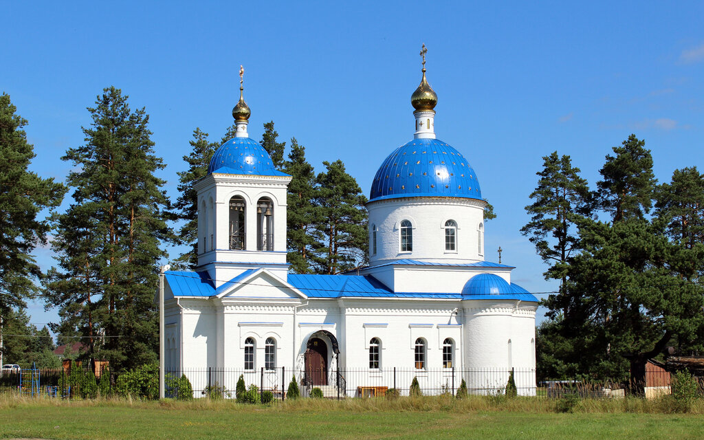Orthodox church Tserkov Uspeniya Presvyatoy Bogoroditsy V Gorke, Vladimir Oblast, photo