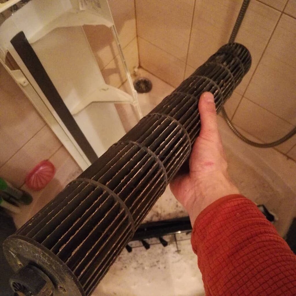 Как снять барабан кондиционера