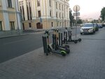 Bicycle parking (Moscow, Lenivka Street), bicycle parking