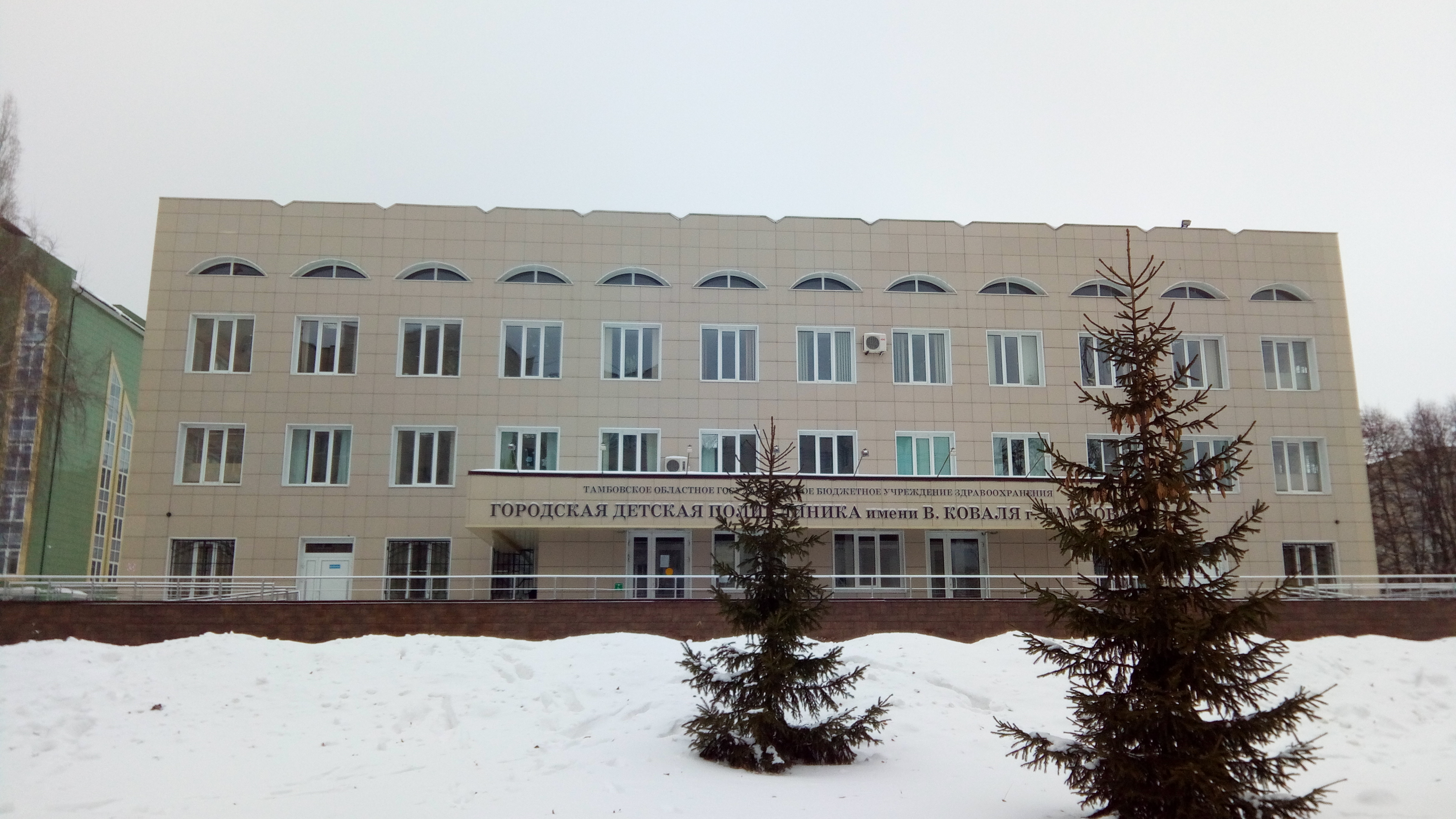 Детская больница ул рылеева 80 фото children's polyclinic City Children's Polyclinic named after V. Koval, Tambov in