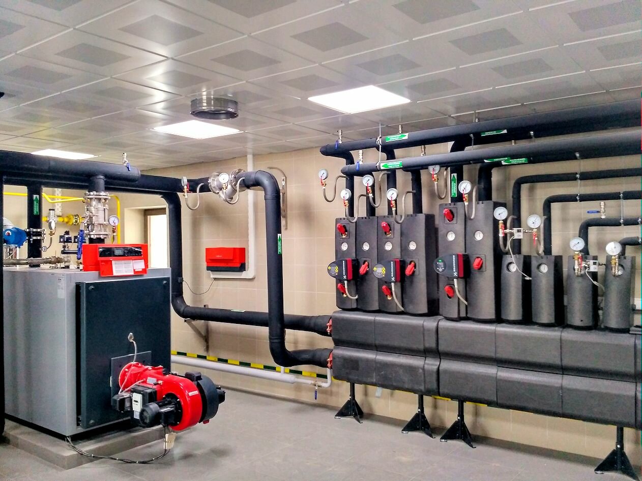 Газовая котельная вне дома