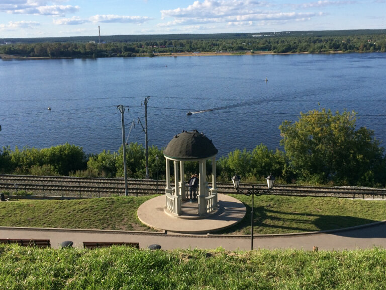 Ротонда на набережной Пермь