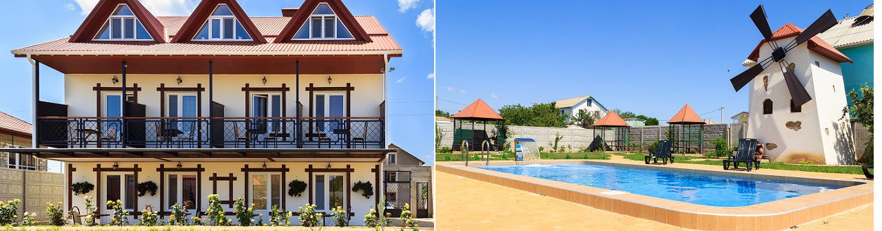 Фото Фонарь и мельница