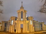 Часовня (Smolniy Drive, 1литЗ), capilla, cruz conmemorativa