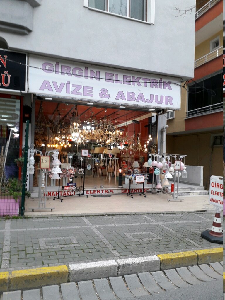 Girgin Elektrik &amp; Avize, lamba ve avize mağazaları
