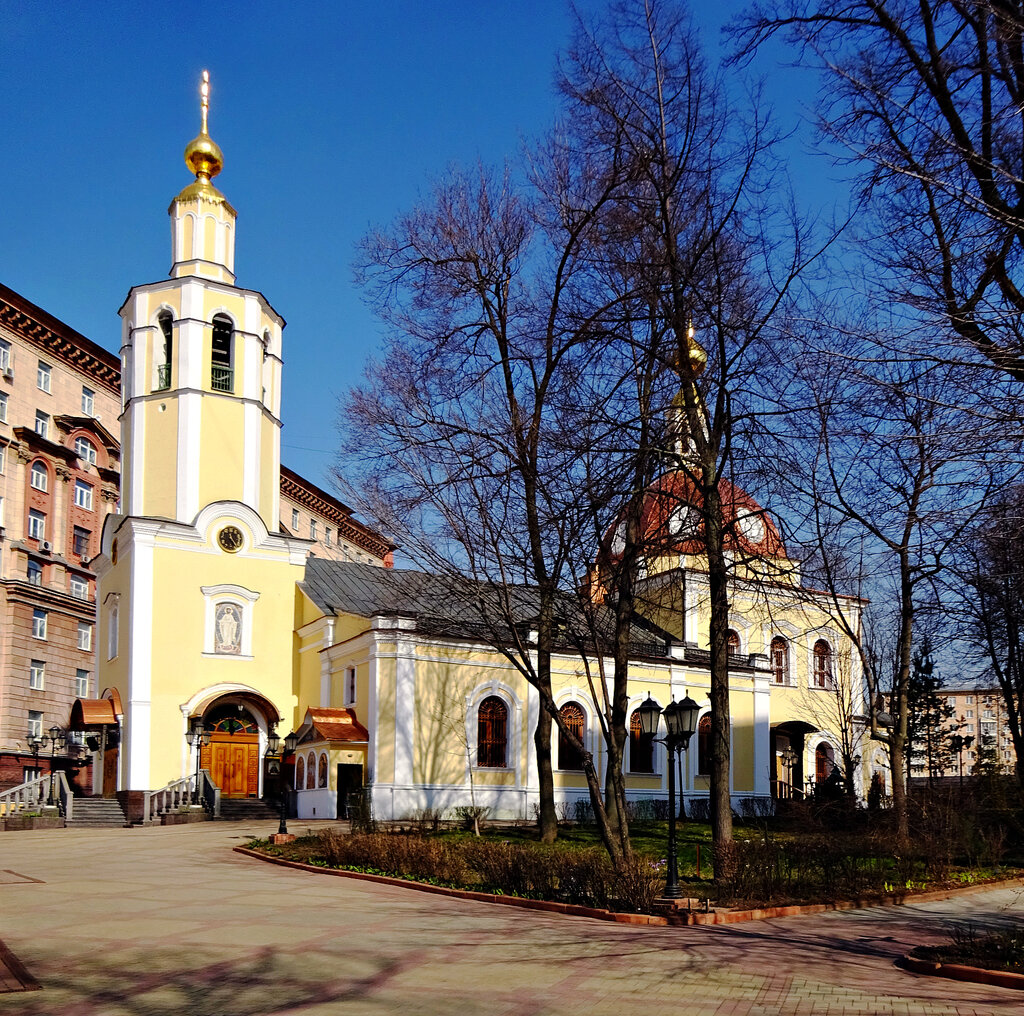 Orthodox church All Saints Church in Vsekhsvyatskoye at Sokol, Moscow, photo