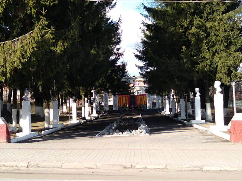 Monument, memorial Аллея Героев, Suraj, photo