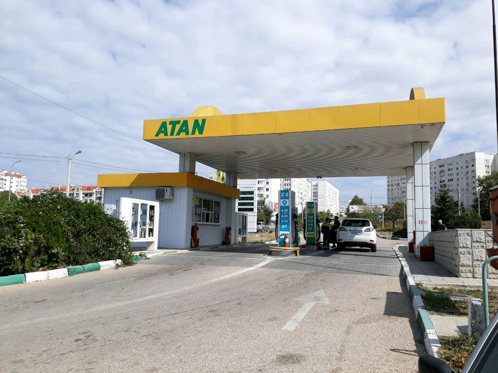Атан крым карта заправок