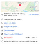 University Health and Urgent Care (United States, Totowa, 525 Union Boulevard), medical equipment