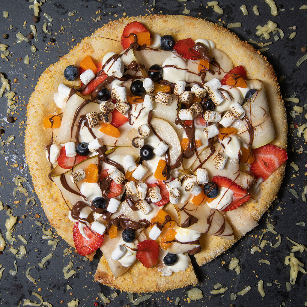 шоколадная пицца рецепт с маршмеллоу фото 90