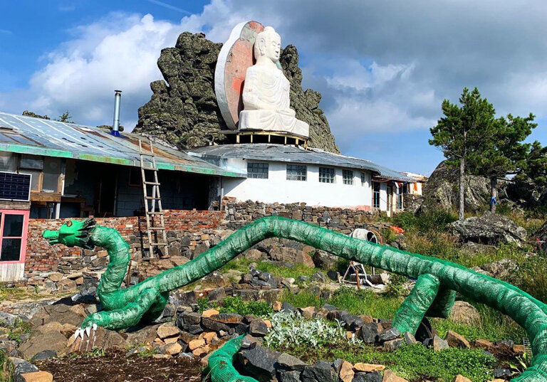 Memorial site, local landmark Shedrub Ling, Sverdlovsk Oblast, photo