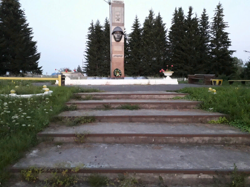 Monument, memorial Герою Советского Союза Ивченко Михаилу Лаврентьевичу, Krasnoyarsk Krai, photo