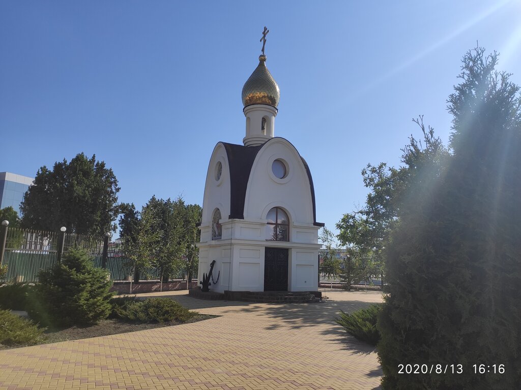 Chapel, memorial cross Chapel of the Holy Righteous Warrior Fyodor Ushakov, Anapa, photo