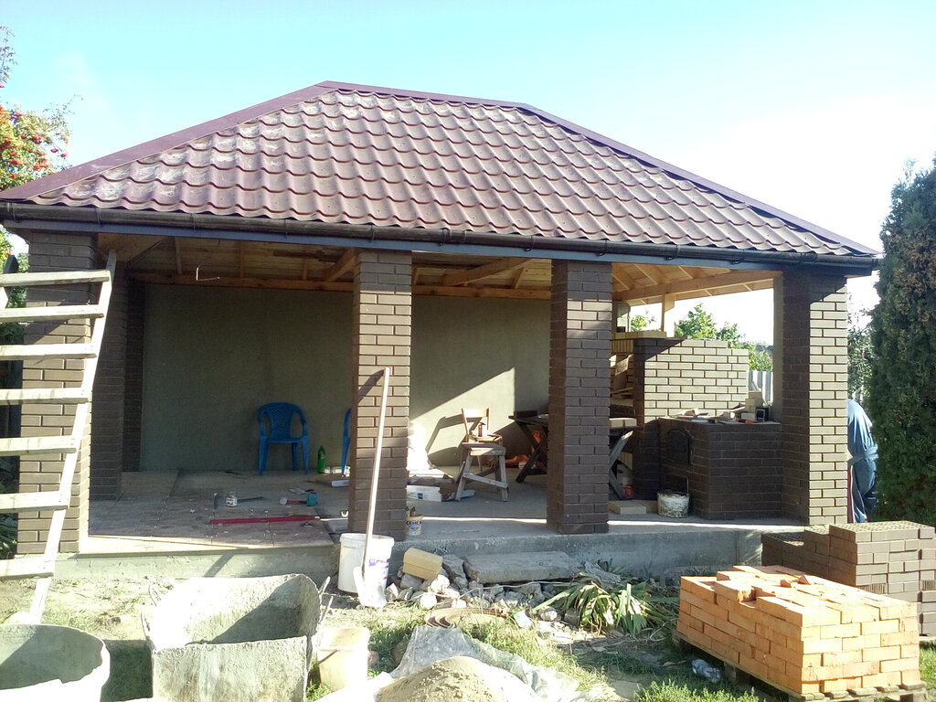 Беседки кирпичные HeatProf.ru