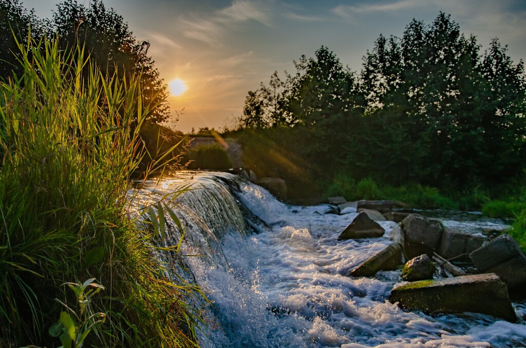 Waterfall Waterfall, Udmurt Republic, photo