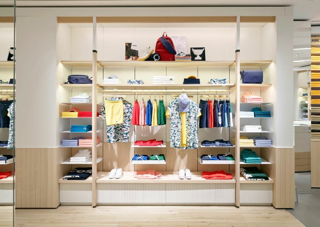 Clothing store Lacoste, Paris, photo