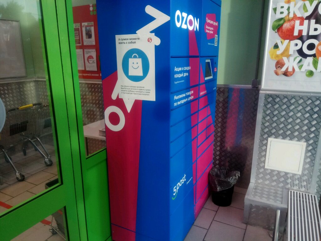 Parcel automat Ozon Box, Moscow, photo