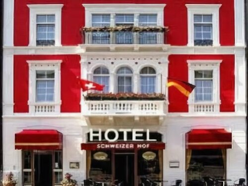 Внешний вид отеля Hotel Schweizer Hof в Баден-Бадене, фото 1