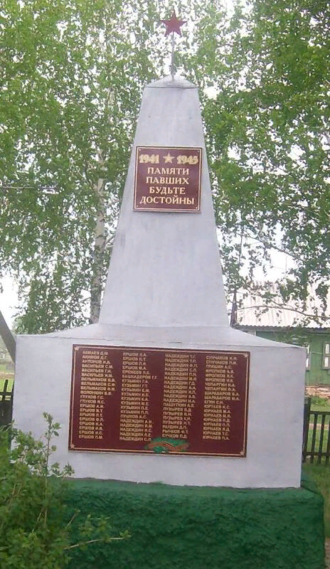 Monument, memorial Обелиск воинам, погибшим в Великой Отечественной войне, Orenburg Oblast, photo