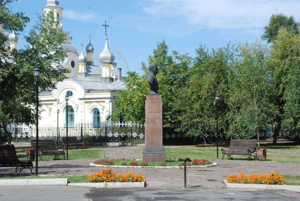 Жанровая скульптура Памятник Кретову С. И., Минусинск, фото