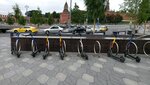 Bicycle parking (Moscow, Moskvoretskaya Street), bicycle parking