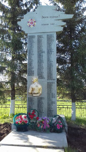 Обелиск участникам Великой Отечественной войны 1941 – 1945 гг. (Republic of Bashkortostan, Gafuriyskiy rayon, Mrakovskiy selsovet, selo Mrakovo), monument, memorial