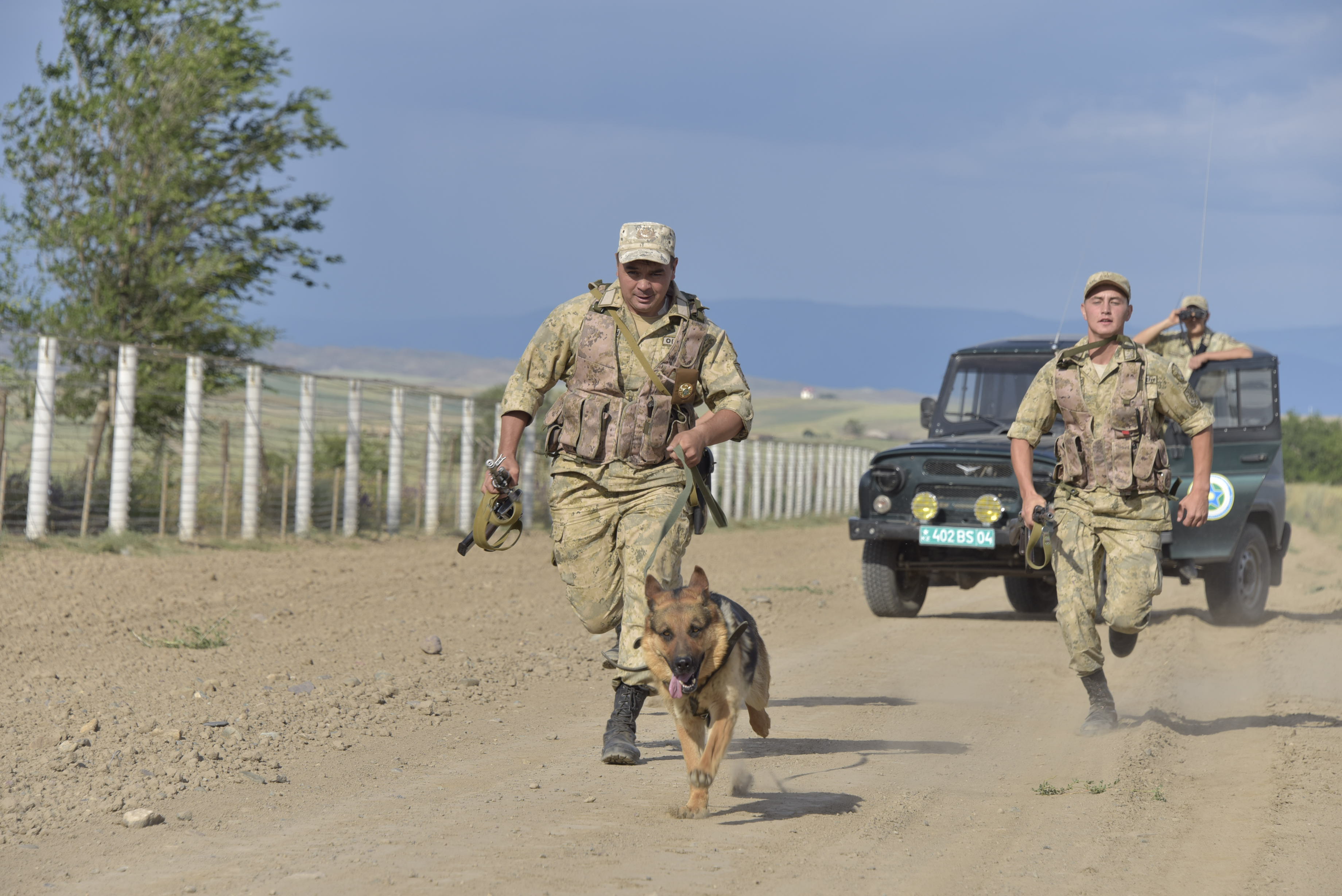 Казахстан пограничник на