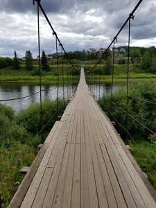 Висячий мост (Республика Коми, река Ухта), достопримечательность в Республике Коми