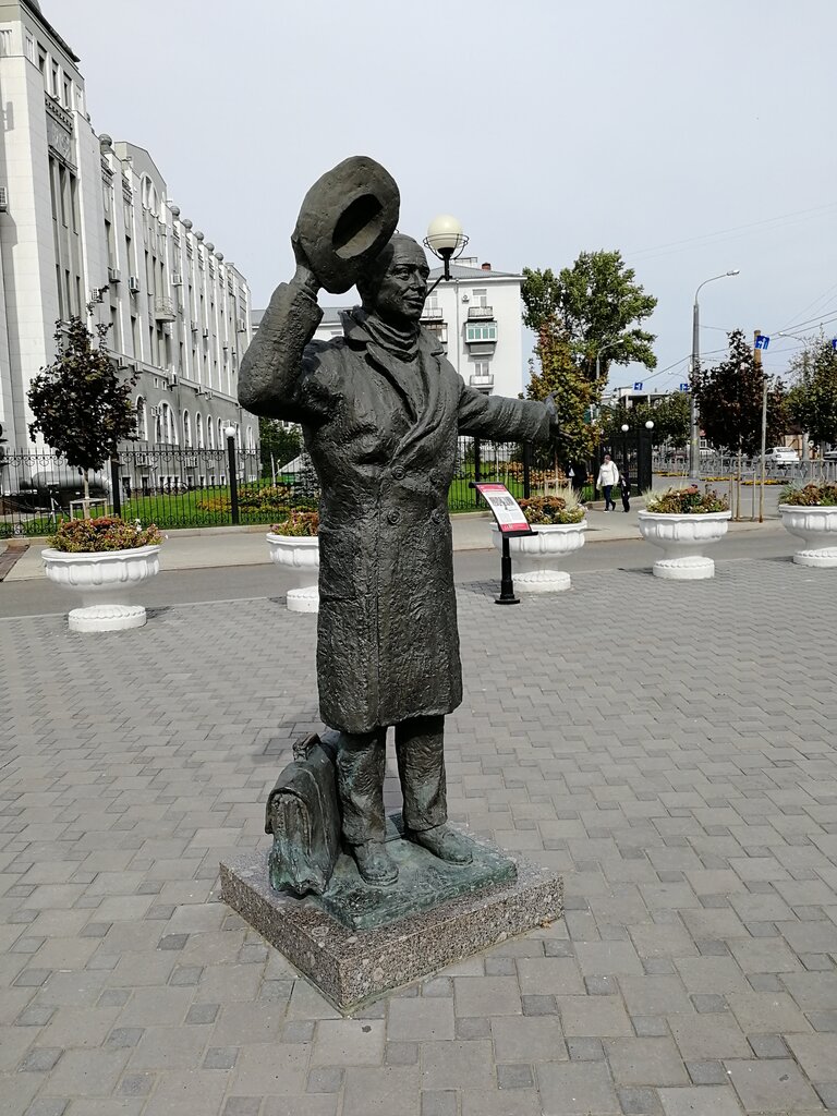 Monument to Yuriy Detochkin, genre sculpture, Russia, Samara, Sportivnaya Street