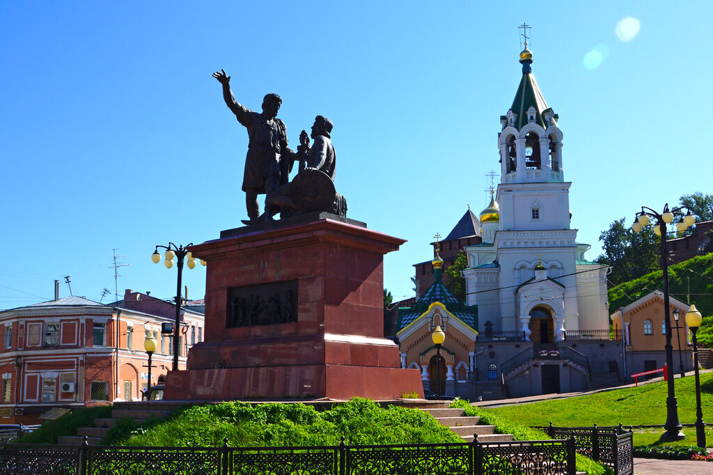 Памятник, мемориал Гражданину Минину и князю Пожарскому, Нижний Новгород, фото