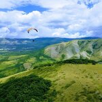 Paragliding in Crimea (Autonomous Republic of Crimea, Simferopolskyi raion, Trudivska silska rada, Lashkovskaya gora), flying club