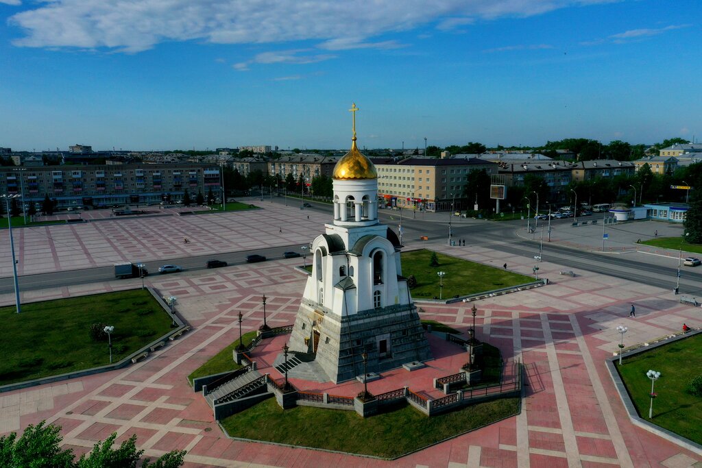 Orthodox church Episcopal court in the name of the Holy great Prince Alexander Nevsky, Kamensk‑Uralskiy, photo