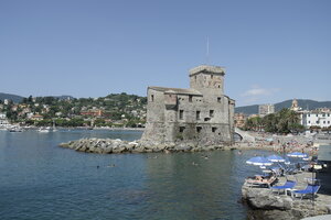 Rapallo Castle (Liguria, province of Genoa, Rapallo), landmark, attraction