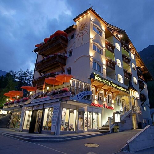 Внешний вид отеля Vital-Hotel Samnaunerhof Superior в Замнауне, фото 1