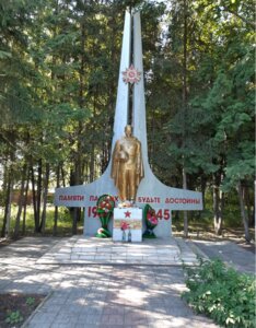 Воинам, погибшим в годы Великой Отечественной войны (Novosibirsk Region, Iskitimskiy rayon, Sovkhozny selsovet, selo Lebedyovka, Sovetskaya ulitsa), monumento, memorial