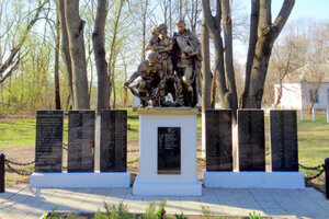 Братская могила советских воинов, погибших в 1943 г. (Orlovskiy munitsipalny okrug, derevnya Stanovoye (Stanovskoye selskoye poseleniye)), monumento, memorial