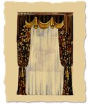 SV-shtory (Yuzhny prospekt, 5с1), cortinas, cornisas